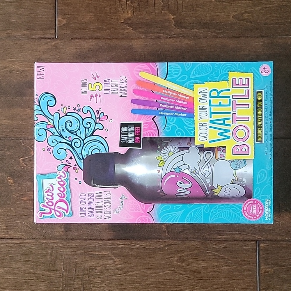 Color Your Own Water Bottle